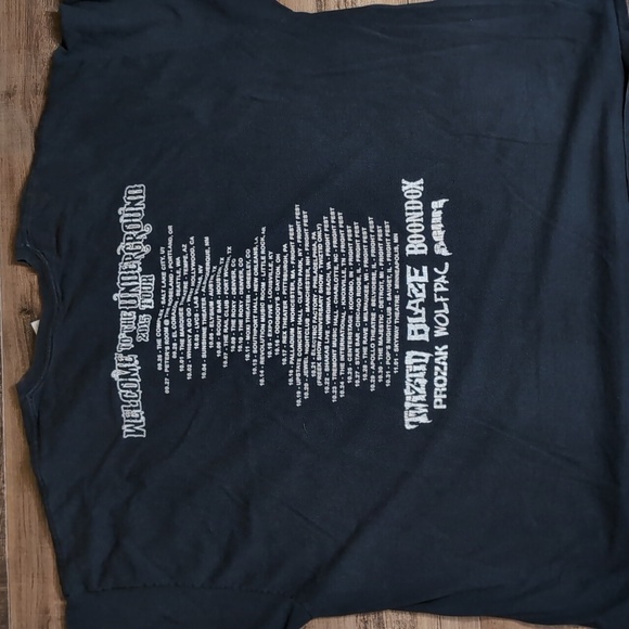 ICP Welcome to the Underground 2015 Tour Concert Tee Size 5XL in Black - Picture 2 of 9
